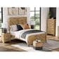 Ashley Maystonna Queen Crossbuck Panel Bed in Brown, , large