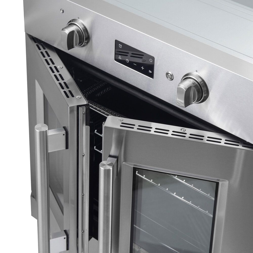 Forno Asti 30" Single Electric Wall Oven with French Door in Stainless Steel, , large