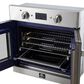 Forno Gallico 30" Single Electric Wall Oven with French Door in Stainless Steel, , large