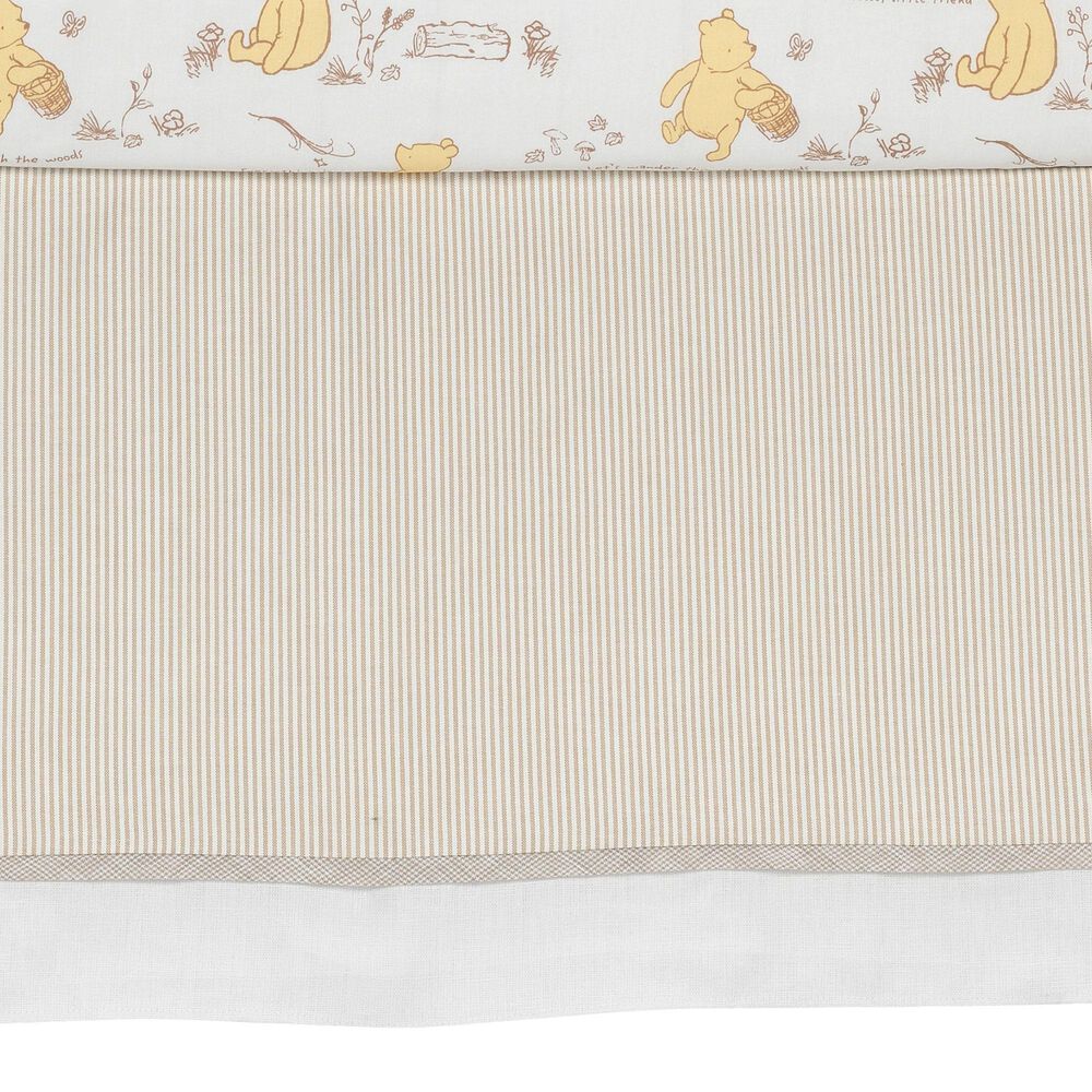 Lambs and Ivy Storytime Pooh 3-Piece Crib Bedding Set in Gold, Blue, Brown and White, , large