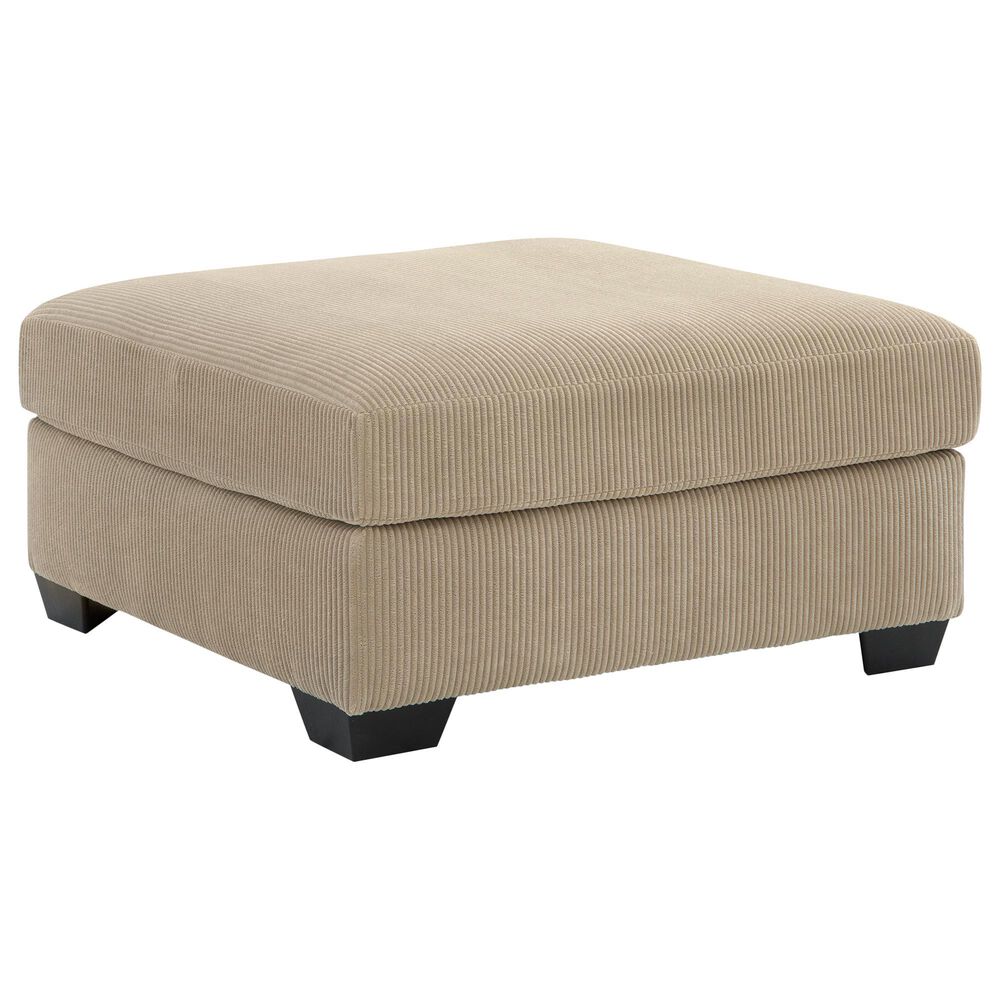 Ashley SimpleJoy Oversized Accent Ottoman in Sand, , large