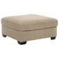 Ashley SimpleJoy Oversized Accent Ottoman in Sand, , large