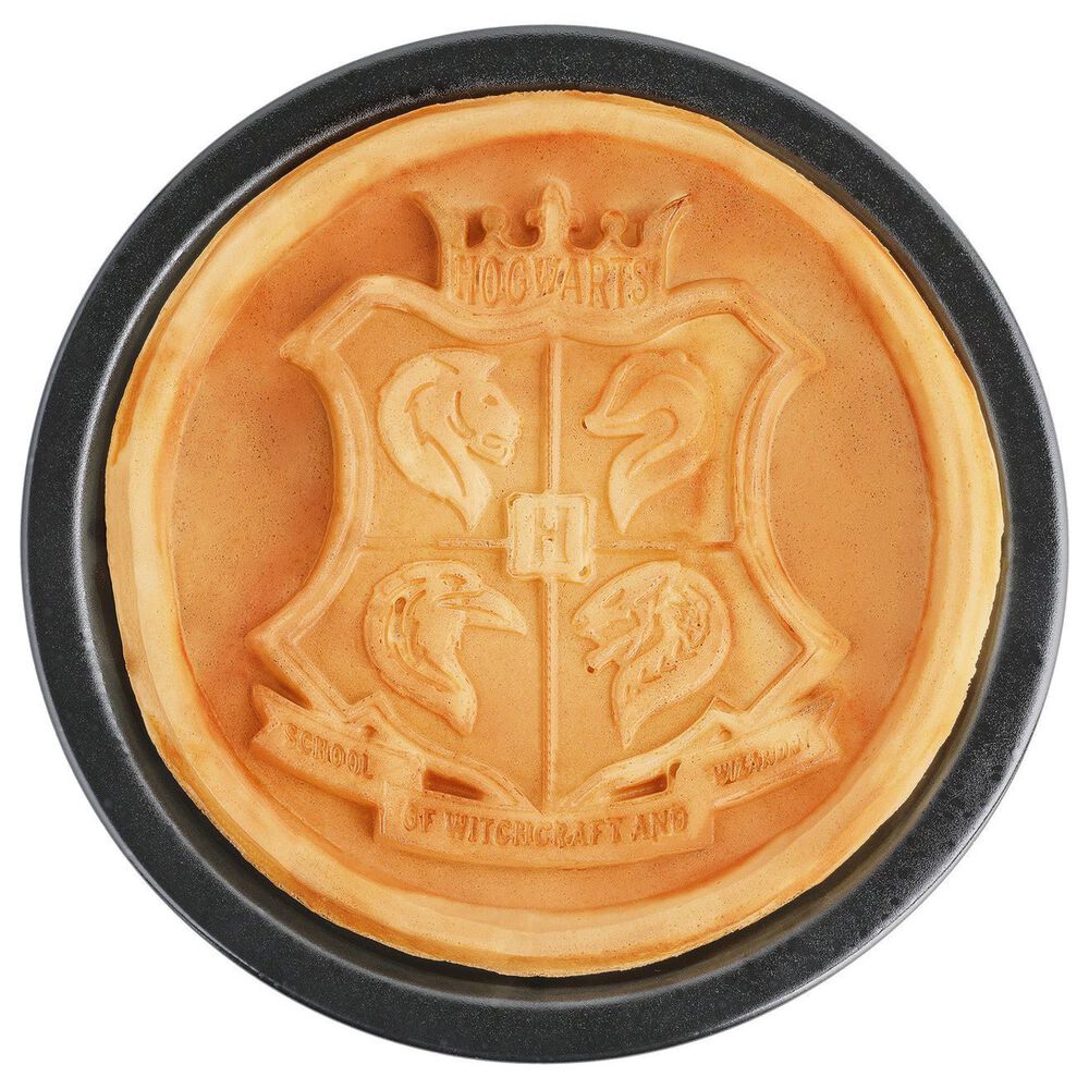 Disney 7" Round Harry Potter Waffle Maker in Black and Gold, , large