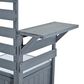 HOMLUX 62.3"" Outdoor Kitchen Island in Gray, , large