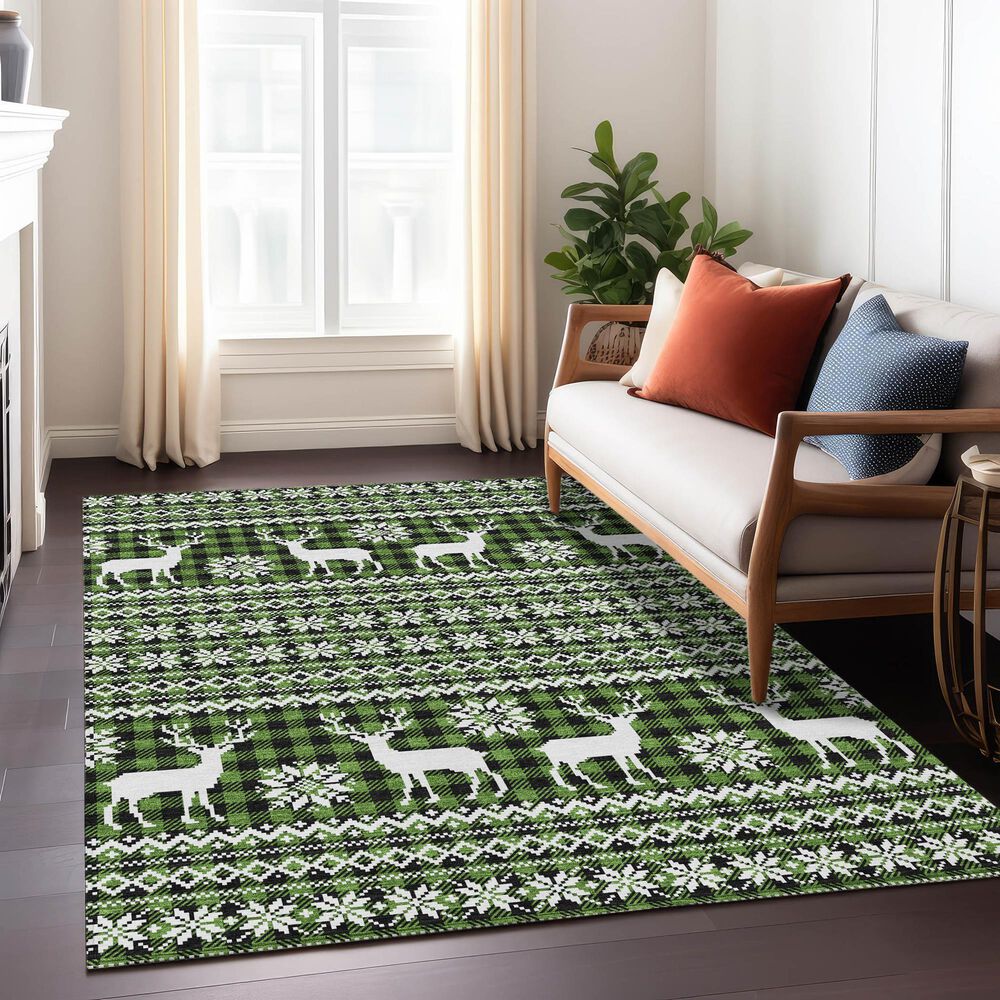 Dalyn Rug Company Wonderland WN28 3&#39; x 5&#39; Cactus Indoor/Outdoor Area Rug, , large
