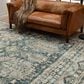 Karastan Marash Karamar 9" x 12"2" Blue Area Rug, , large