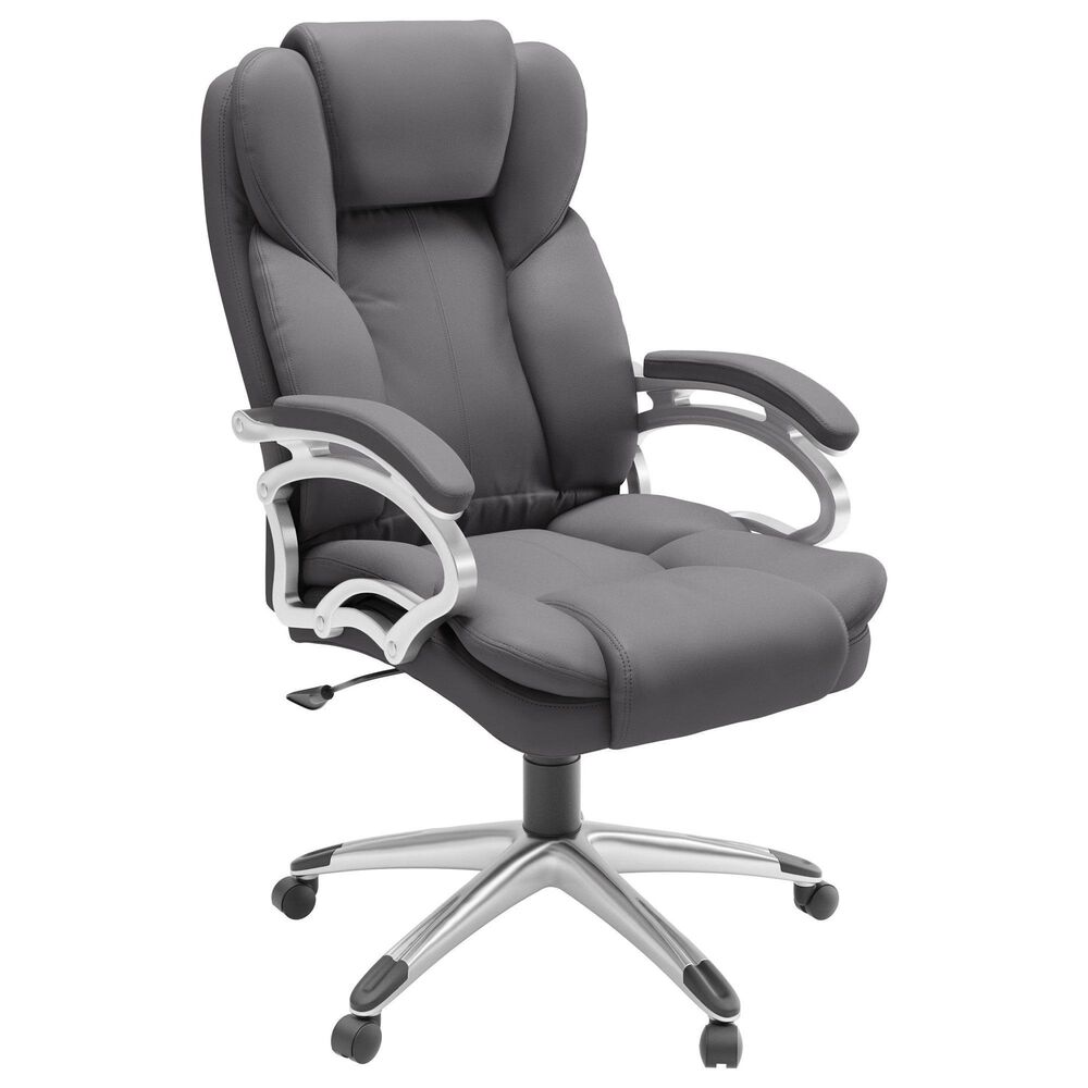 CorLiving Workspace Executive Office Chair in Steel Grey, , large