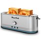 HOMLUX 4-Slice Toaster with 7 Browning Settings in Silver, , large