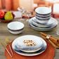 Gifts Plus Lazuli 12-Piece Dinnerware Set in Blue, , large