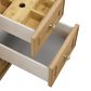 James Martin Vanities Lorelai 48" Single Vanity in Light Natural Oak with 3 CM Carrara White Marble Top, , large