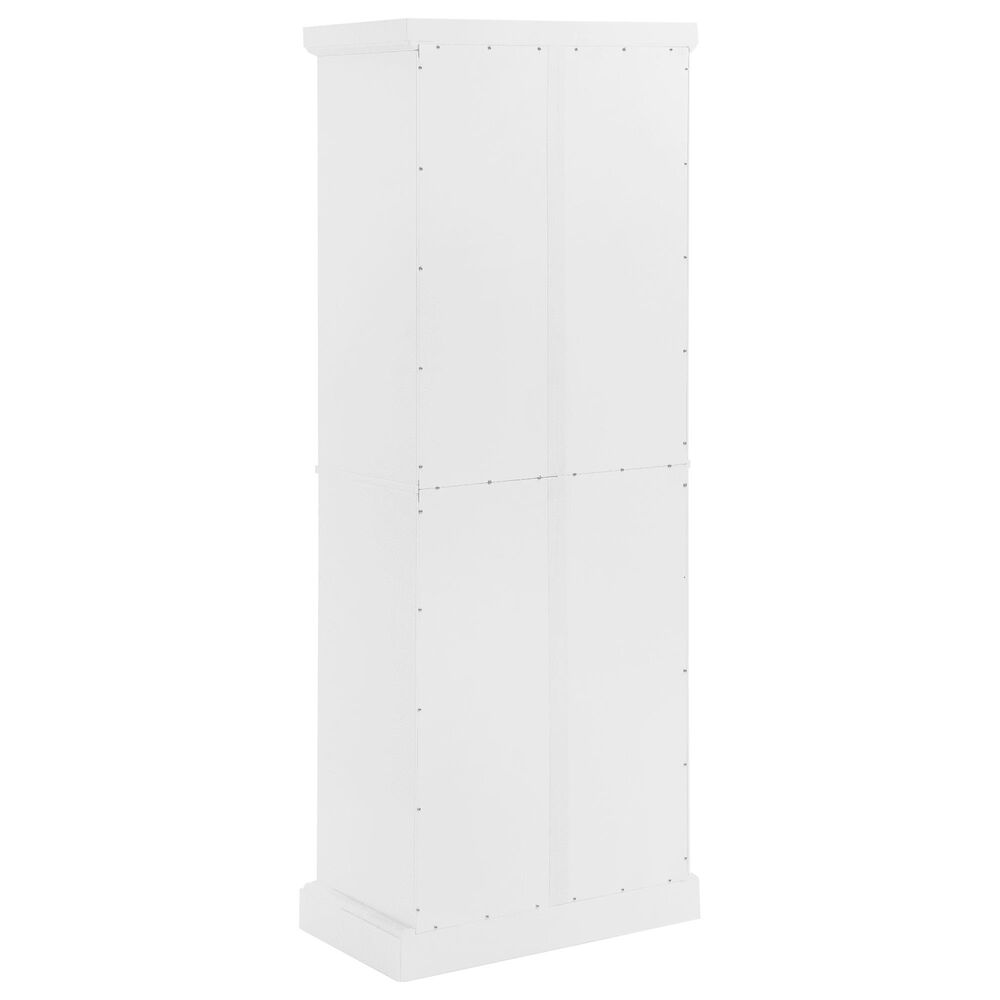Crosley Furniture Shoreline Pantry in White, , large