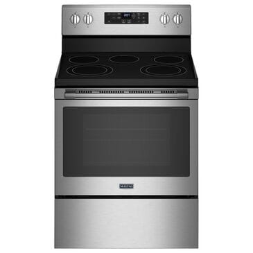 Maytag 5.3 Cu. Ft. Electric Range with Fan Convection in Fingerprint Resistant Stainless Steel, , large