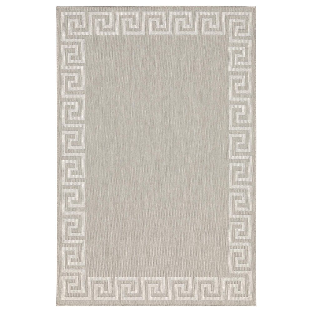 Oriental Weavers Portofino 6560D 9"10" x 12"10" Gray Area Performance Rug, , large