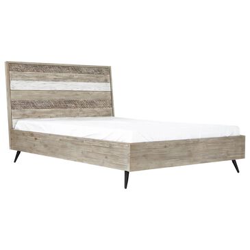 Blue River Bridges King Platform Bed in Natural and Gray, , large