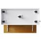 HOMLUX 48" Kitchen Island with Drop Leaf in White and Natural, , large