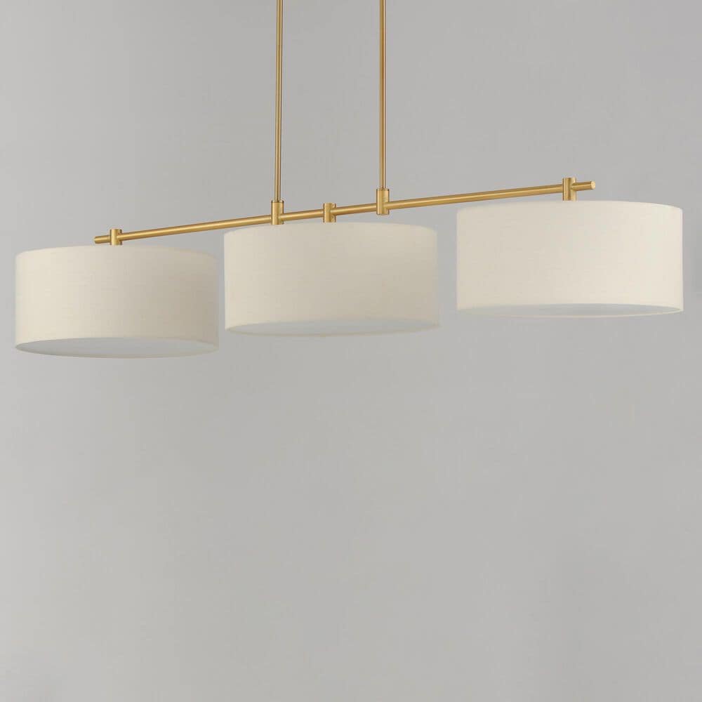Maxim Lighting Bongo 3-Light Pendant in Natural Aged Brass, , large