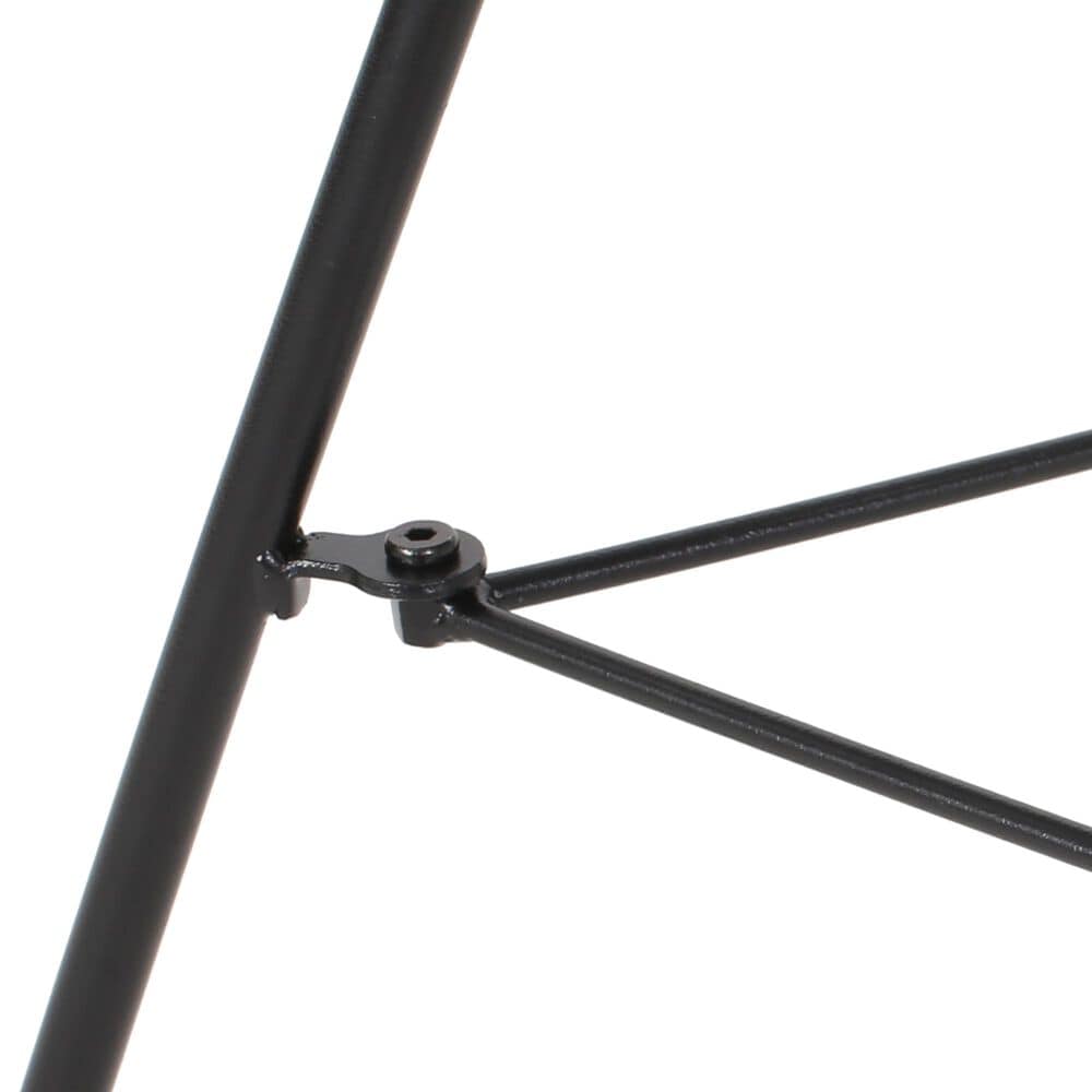Hearth and Haven Nusa Round Patio Side Table in Black and Clear, , large