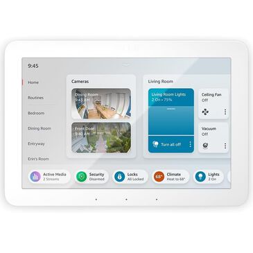 Amazon Echo Hub 8" Smart Home Control Panel with Alexa Assistant in White, , large