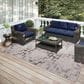 Dalyn Rug Company Sedona 8" x 10" Stucco Indoor/Outdoor Area Performance Rug, , large
