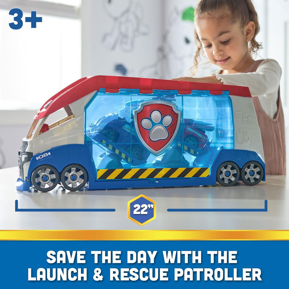 PAW Patrol Transforming Paw Patroller Vehicle in Multicolor, , large