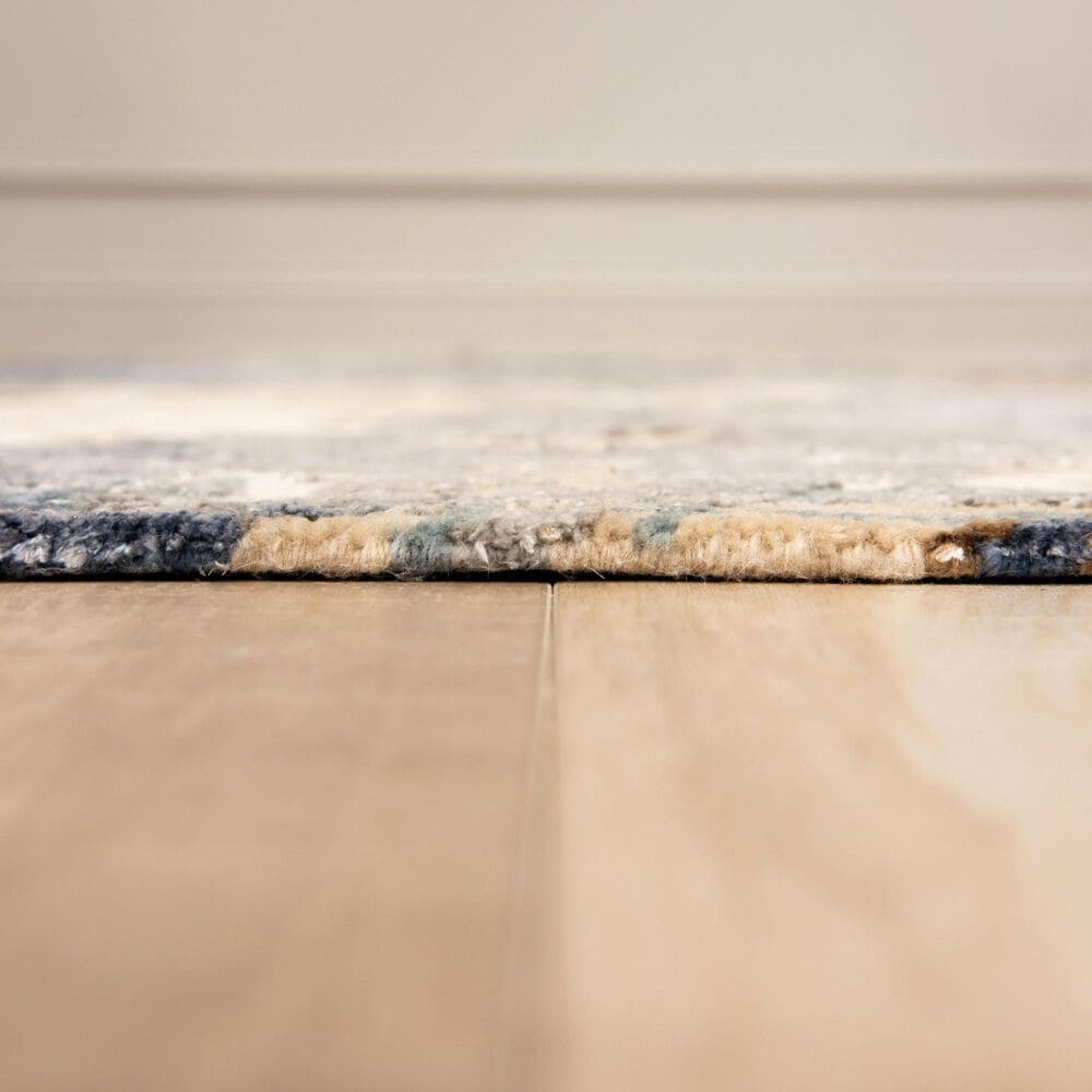 Rizzy Evolution Teal, Grey, Black, Brown, Beige and Ivory 8&#39; x 10&#39; Area Rug, , large