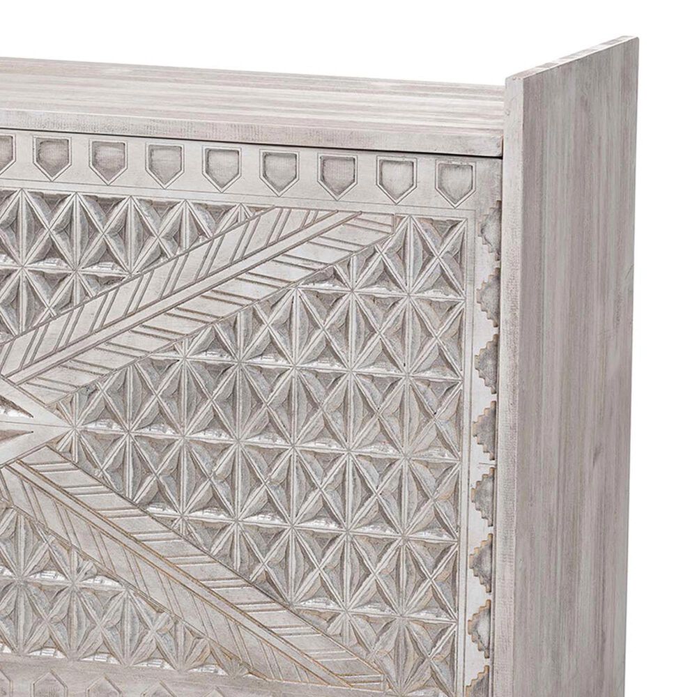 Baxton Studio Amado Storage Trunk in White Wash, , large