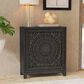 Linon Home Decor Grace Cabinet in Dark Grey, , large