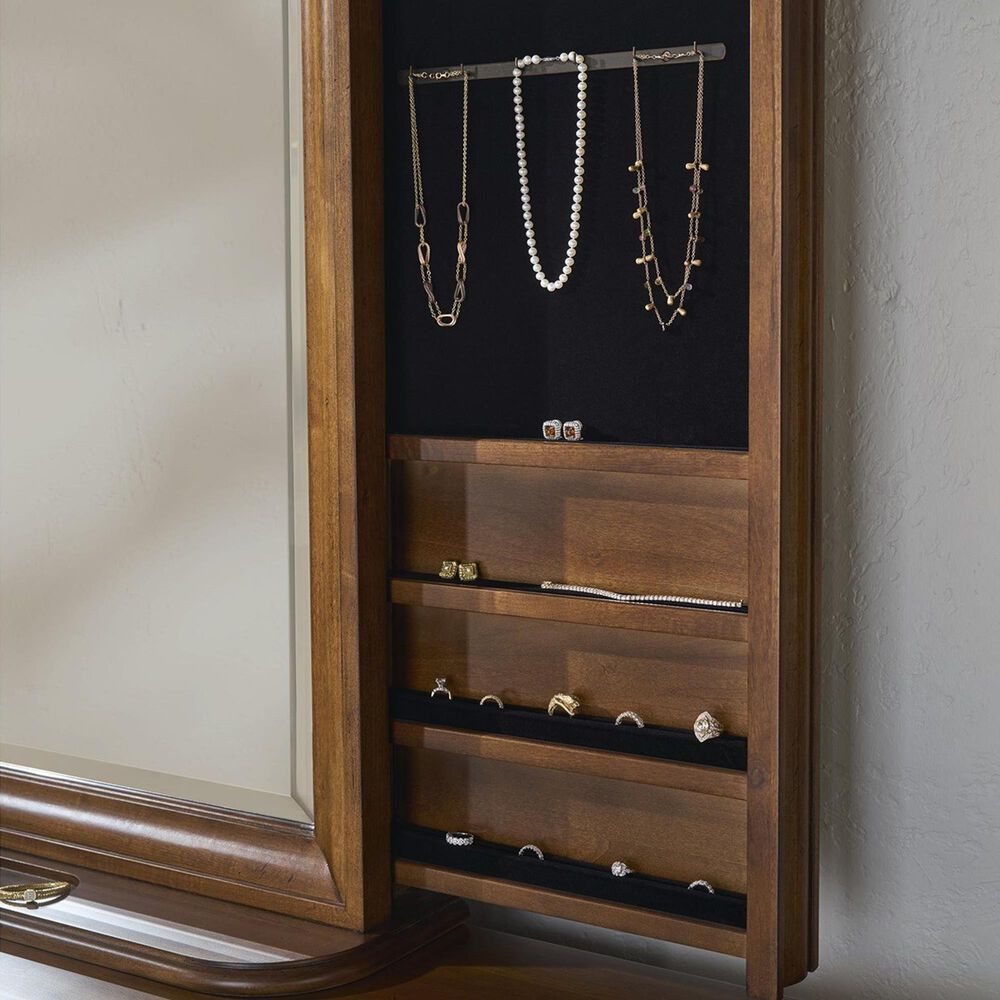 Universal Furniture New Low Dresser Mirror in Cognac, , large