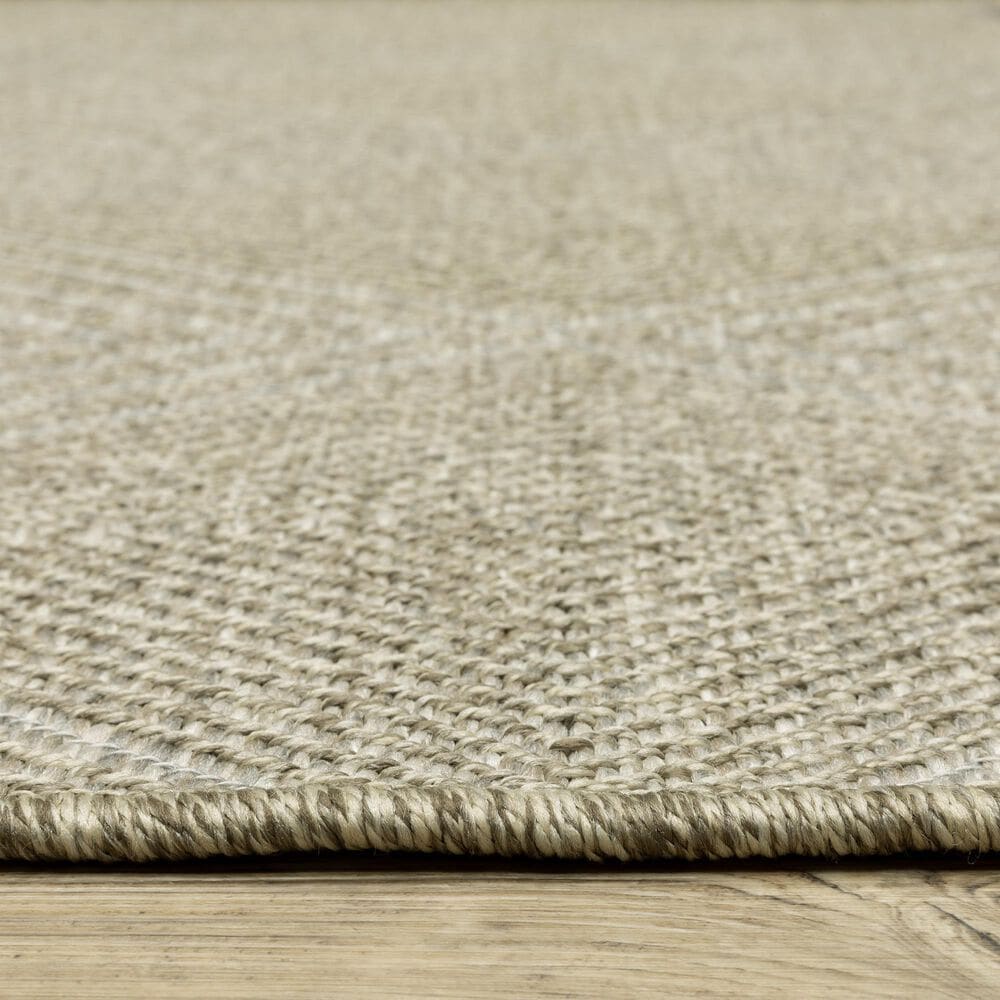 Oriental Weavers Tortuga TR05A 7&#39;10&quot; x 10&#39; Beige Area Rug, , large