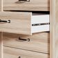 Ashley Battelle 5-Drawer Chest in Tan, , large