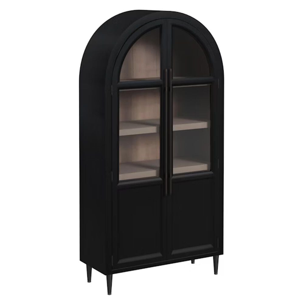 Mayberry Hill Taurus Bookcase in Flat Black, , large