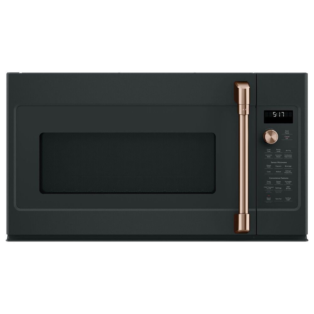 Cafe 1.7 Cu. Ft. Over-the-Range Microwave Oven in Matte Black, , large
