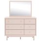 Ashley 5-Piece Full Double Storage Bed Set in Pink, , large