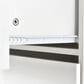 HOMLUX 53" Rolling Mobile Kitchen Island with Solid Wood Top and Locking Wheels in White, , large