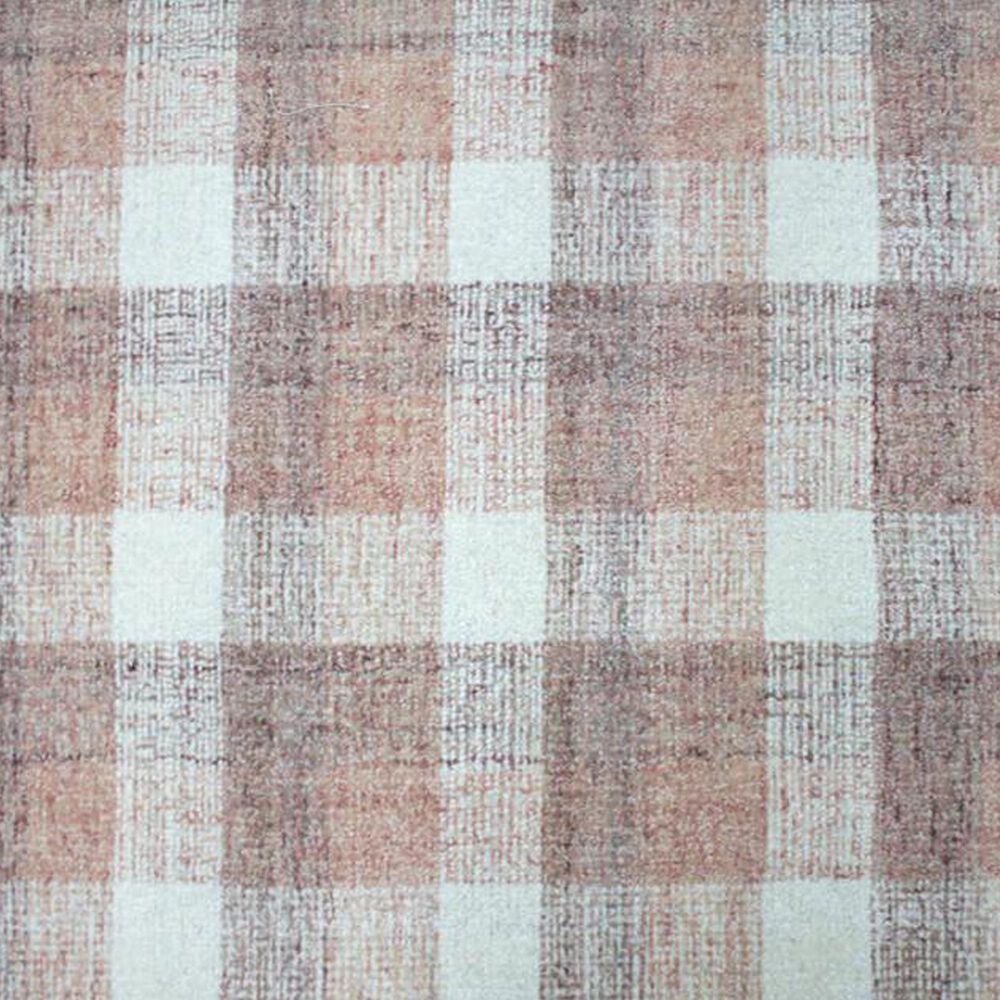 Amer Rugs Tartan 3&#39;6&quot; x 5&#39;6&quot; Rose Gold Area Rug, , large