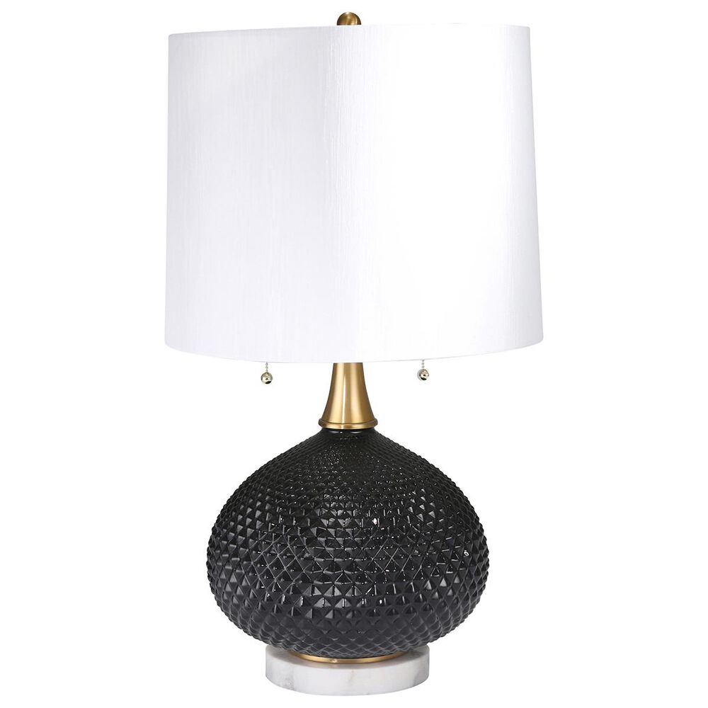 Sagebrook Home 27" Table Lamp in Black, , large