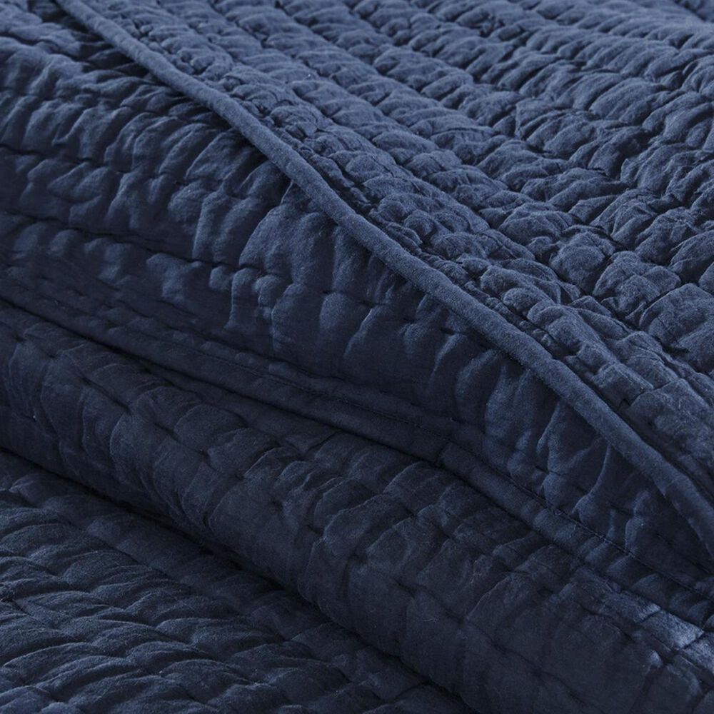 Goldstar Bedding Serene 3-Piece King Coverlet Set in Blue, , large