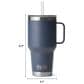 YETI Rambler 35 Oz Straw Mug with Straw Lid in Cape Taupe, , large