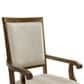Mayberry Hill Phillipe Dining Arm Chair in Cherry Brown Finish, , large