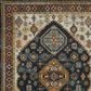Oriental Weavers Aberdeen Tribal Border 2" x 3" Blue Area Rug, , large