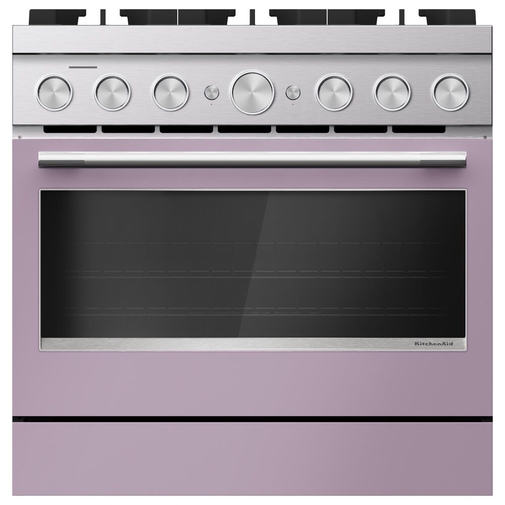 KitchenAid 36" Commercial-Style Dual Fuel Range in Wildflower, , large