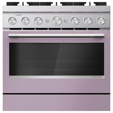 KitchenAid 36" Commercial-Style Dual Fuel Range in Wildflower, , large