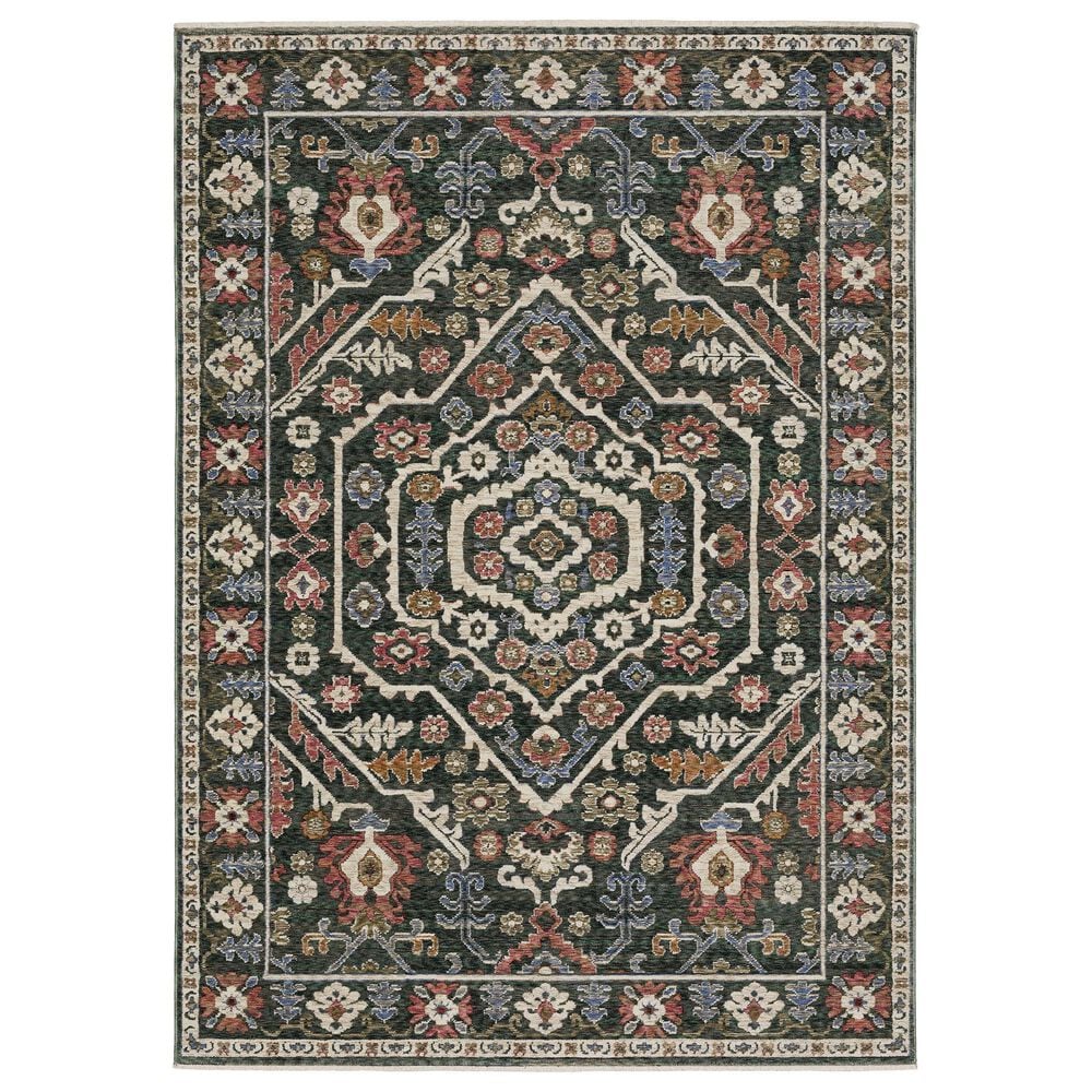Oriental Weavers Hastings 7"10" x 10"10" Green Area Rug, , large