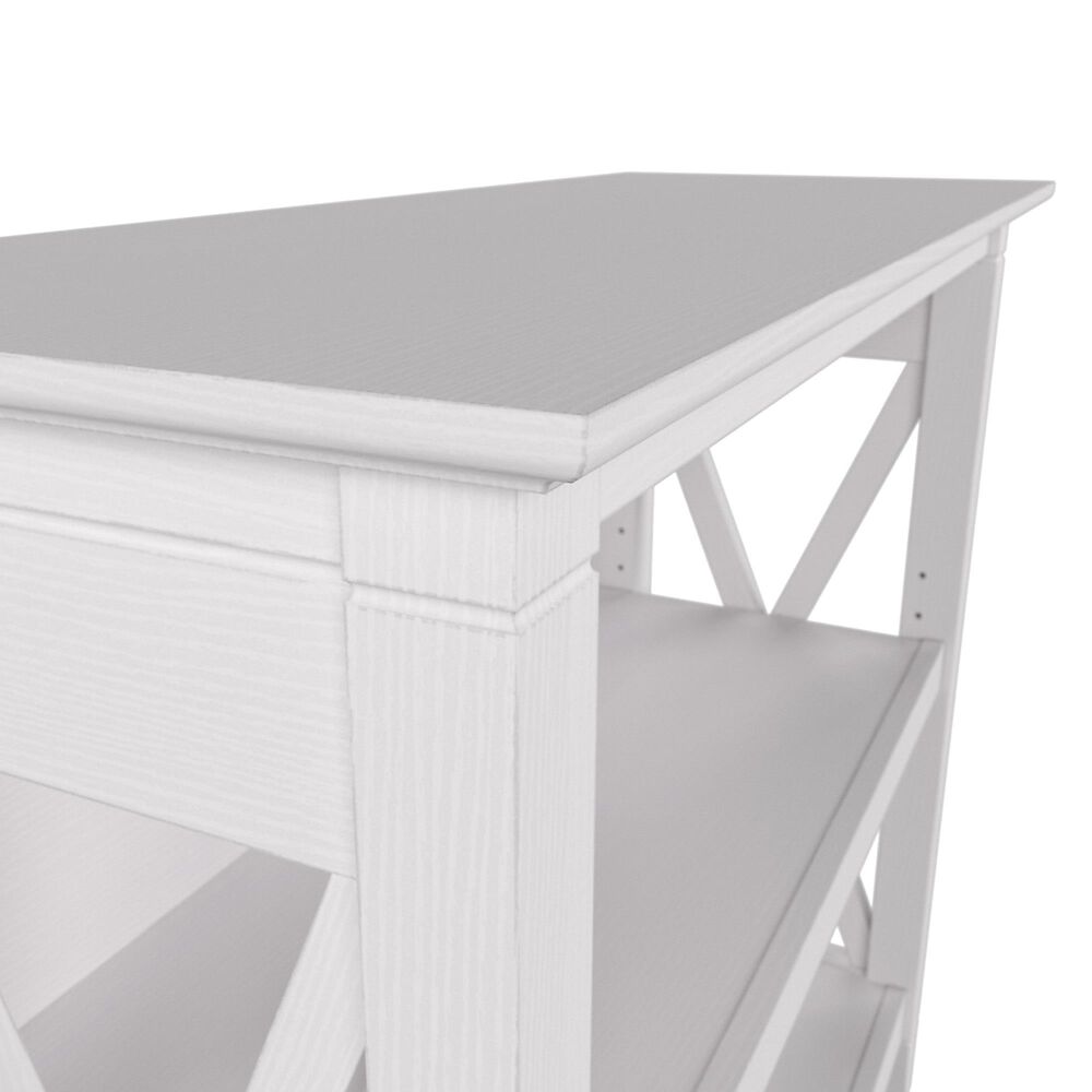 Bush Key West 2Shelf Bookcase in Pure White Oak (Set of 2) Nebraska