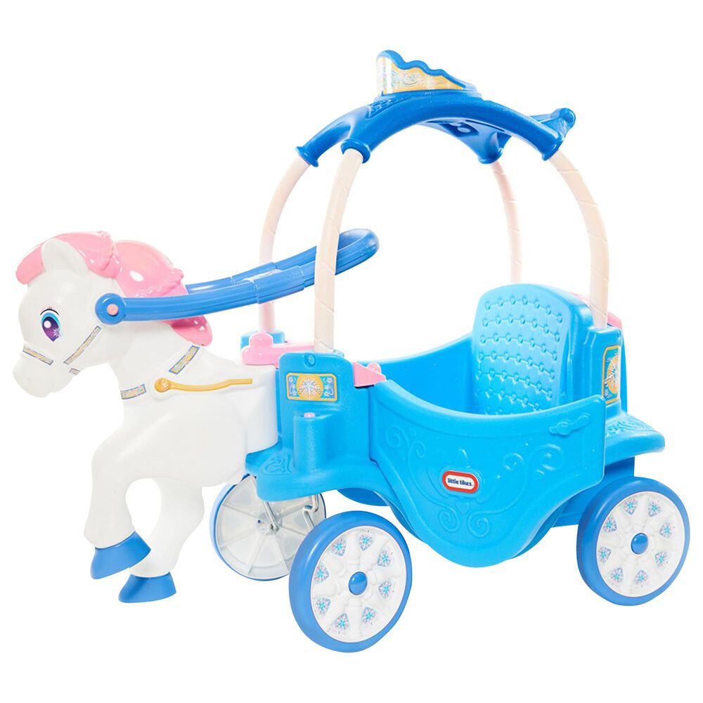 Kidfocus Little Tikes Princess Horse and Carriage in Frosty Blue, , large