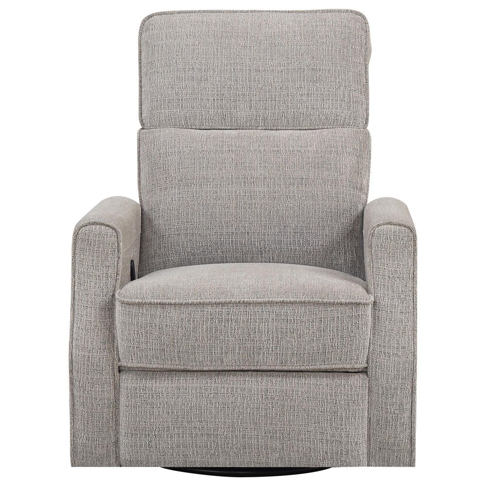 Emerald Home Furnishings Tabor Manual Swivel Glider Recliner in Beige, , large