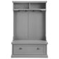 Crosley Furniture Seaside Hall Tree in Distressed Gray, , large