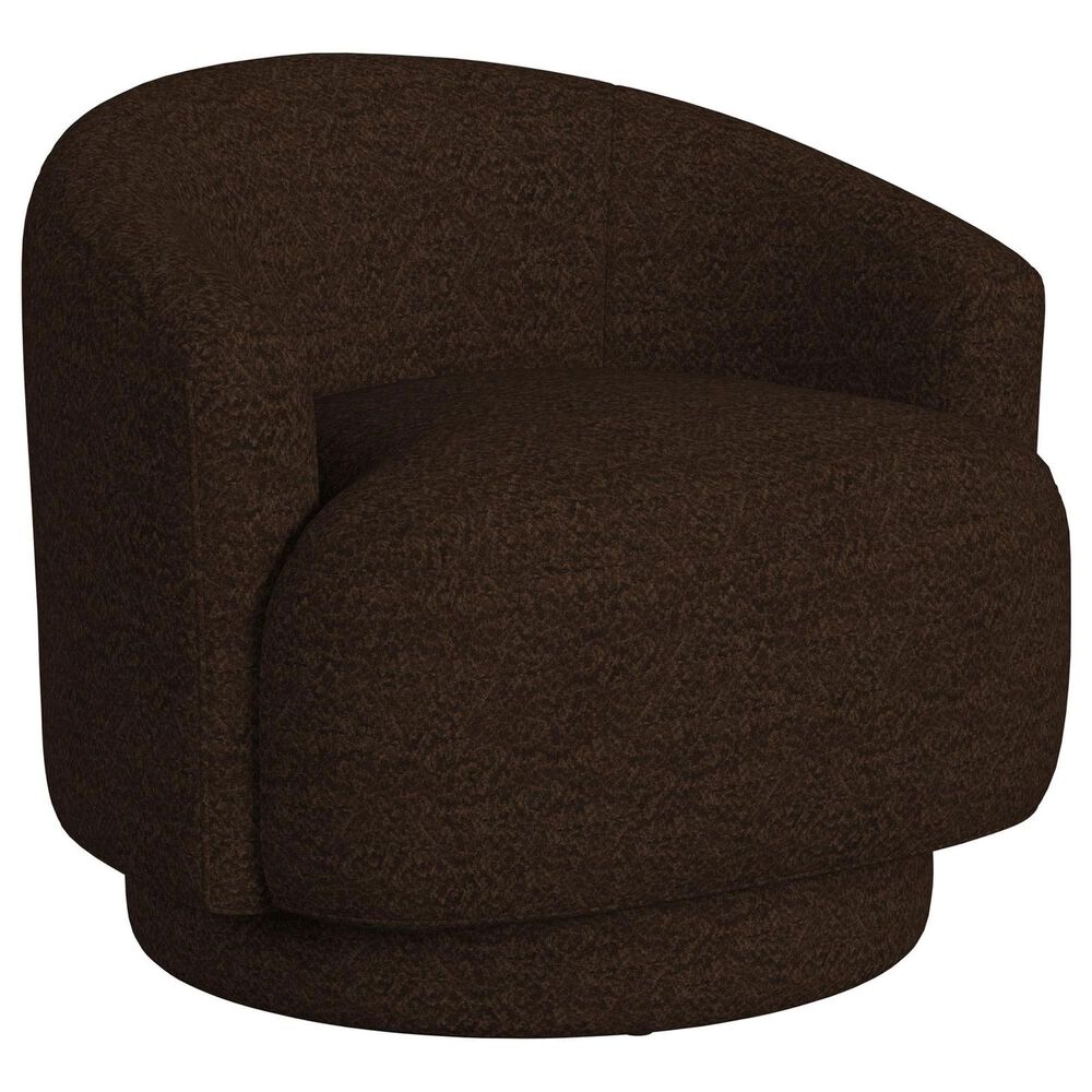 Mayberry Hill Mojave Swivel Chair in Chocolate, , large