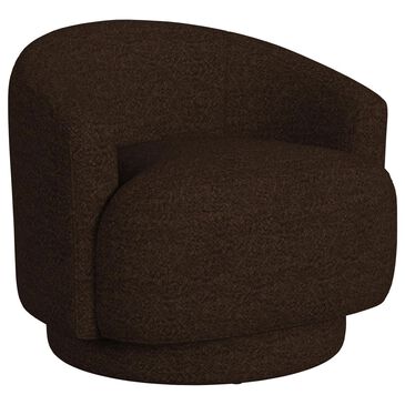 Mayberry Hill Mojave Swivel Chair in Chocolate, , large