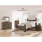 Ashley Juararo Queen Poster Bed in Dark Brown, , large